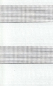 Закрытые рулонные шторы день-ночь Римини, белый 15 купить в Сергиеве посаде с доставкой